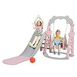 3-in-1 Kids Slide for Toddlers Age 