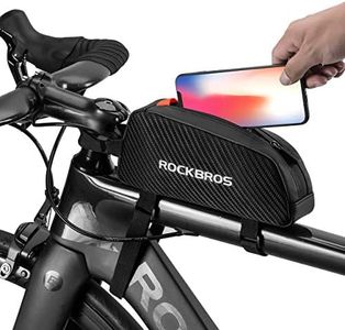 ROCKBROS Top Tube Bike Bag Bicycle Frame Bag Top Tube Aero Bag Bike Storage Bag for MTB Road Bike