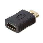 LINDY 41232 HDMI CEC Less Adapter Type A Male to Type A Female, Remove CEC line termination Pin 13 Compatibility Fix problem solver EasyLink SimpleLink Anynet+ BRAVIA Sync,Black