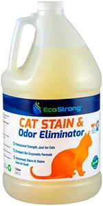 Cat Stain And Odor Remover| Enzyme Urine Odor Neutralizer - Stain Remover for Carpet, Litter Boxes, Bedding, and Laundry [Citrus Scent Gallon Value Size]