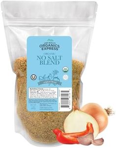 No Salt All Purpose Organic Seasoning, 100% Sodium Free, No MSG, For Vegetables, Chicken, Fish, Salads, Eggs, Rice, Pasta - Non GMO, Kosher, Great Value 1 Lb