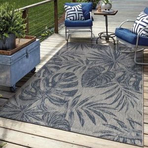 Keen Home Design Waterproof Outdoor Area Rug, Patio Deck Porch, 12x15