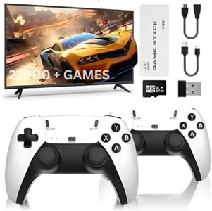 Newly Retro video game 2026 New TV HDMI Gaming System | Plug & Play Video TV Game | FULL HD Game Stick with 21,000+ Games Built-in, 9 Emulators for all (Retrify most popular game)