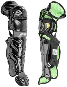 All-Star System 7 Axis Leg Guards - Youth - Elite-Level Protection with Patented LINQ Hinge, DeltaFlex Harness, Shapable Plastic Shells, and Full Coverage for Confident Blocking, Throwing, and Running