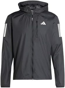 adidas Uomo Proprio The Run Jacket,Bianco e nero M