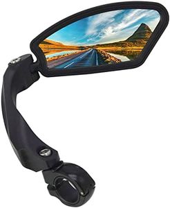 Arkham Fahrradspiegel Rückspiegel HD Edelstahl Spiegel Generation 2.0 Für Hafny（1 Stück Rechts Viereck）