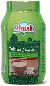Al Wadi Al Akhdar - Tahina 100% Ground Sesame - 32oz/908g (Pack of 2)