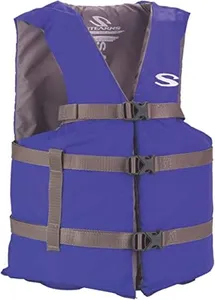 Stearns Adult Classic Series Life Vest, USCG Approved Type III Life Jacket with Standard & Oversized Fits, Great for Boating, Swimming, Watersports, & More