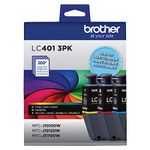 Brother Genuine LC4013PKS Replacement Cartridges, Standard-Yield Colour Ink Cartridge 3-Pack, for Brother Printer MFC-J1010DW, MFC-J1012DW, MFC-J1170DW, MFC-J1800DW