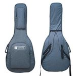Baritone Acoustic Guitar Bag Cover Foam Padded for All 38; 39; 40; 41; 42 Inches Guitar Like - Fender; Yamaha; Cort; Ibanez; Xtag; Ashton; Kadence; Vault; Hobmer; Givson; KAPS; Rocks etc (Gray)