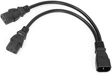 UPS Server C14 to 2 x C13 Y Splitter Adapter Extension Power Cable Cord (13.5 inch)