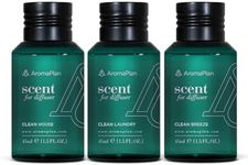 Aromaplan The 3 Bestsellers Clean Collection: Clean House, Clean Laundry and Clean Breeze -Gift Set-Luxury Aroma & Hotel Fragrance Diffuser Oil-USA Made (3 Pack/ 1.5 fl.oz (45 ml) / Bottle