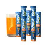 FAST&UP Reload electrolyte energy and hydration - sports drink - 80 effervescent tablets - Orange flavour - Pack of 7