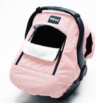 Milk Snob Winter Baby Car Seat Cover - Carseat Canopy & Stroller Cover for Babies - Waterproof, Windproof, Cozy Inner Fleece Lining - Keep Your Baby Warm, Dry & Cozy This Winter (Pink)