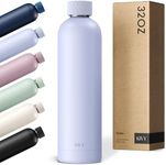 KIVY Stainless Steel Insulated Water Bottle 32oz [LEAK PROOF] - Insulated Stainless Steel Water Bottle - Stainless Steel Drinking Water Bottle - Thermo Flask Drinking Bottle - BPA Free Water Bottle