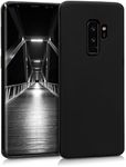 kwmobile Case Compatible with Samsung Galaxy S9 Plus Case - Soft Slim Protective TPU Silicone Cover - Black Matte