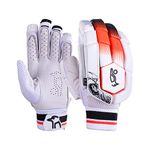 KOOKABURRA Beast 3.1 Batting Gloves - a r/h,White / Red