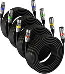 EBXYA XLR Cable 20ft 4 Pack - Mic C