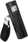 travel inspira Luggage Scale Battery-Free, Travel Essentials, Portable Handheld Digital Suitcase Weight Scale for for Travel Accessories, 110lbs/50kg (Black)