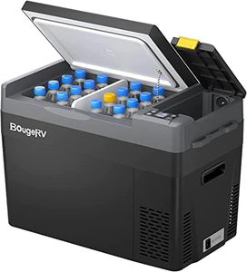 BougeRV CRPRO Frigo Portatile, 29 litri (-22 ℃ ~ 10 ℃), 12/24 V CC & 110-240 V CA, Frigorifero per Auto, Frigo a Compressore 12V, Frigorifero Portatile per Campeggio, Viaggi, Camion, Nero
