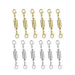 Dsmile Pack of 12pcs Gold Color and