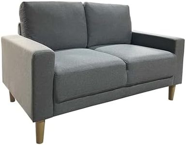 MUEBLIX.COM | Sofa Carlo | Sofa 2 Plazas | Sofas de Salón Modernos | Sofa Confortable | Tapizado de Tela | Suspensión de Muelles y Correas | Cojín del Asiento y Respaldo de Espuma