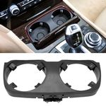 Jaronx Compatible with BMW 7 Series Cup Holder F01 F02 2008-2015, Center Console Cup Holder Trim for 730i,740i,750i,760i,740li,750li,760li, Cup Holder Cover 51169179820 for BMW 7 Series Accessories