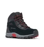 Columbia Unisex Kids Kids Newton Ridge Amped mid rise hiking boots, Black (Y Black x Mountain Red), 6 UK