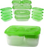 Scorpeon 13-Piece Food Storage Containers Set | Airtight and Leakproof Snap-On Lids | Stackable, Nesting, BPA-Free | Microwave, Freezer and Dishwasher Safe | Perfect for Meal Prep and Fresh Storage