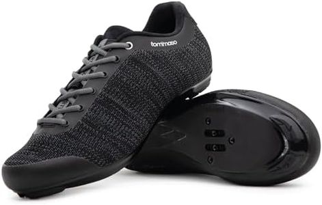 Tommaso Strada Men's Peloton Shoes & SPD Men's Cycling Shoes—2-in-1 Cycle Shoes—Works with Delta & SPD—Cycling Shoes for Men—Indoor Cycling Shoes—Road Bike Shoes for Men Cycling—Cleats NOT Installed