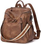 CLUCI Leather Backpack Purse for Wo