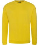 Super Lemon Men's Unisex Sweatshirt – Long Sleeve Casual Jumper for Work, Sports, Gardening, and Building, Ideal Workwear for Builders and Electricians (M, Yellow)