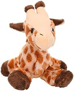 Wild Republic Giraffe Plush, Stuffed Animal, Plush Toy, Gifts for Kids, Hug’EMS, 7 Inches