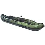 Sevylor Colorado 2-Person Inflatable Fishing Kayak with Paddle & Rod Holders, Adjustable Seats, & Carry Handle; Kayak Can Fit Trolling Motor