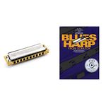 Hohner M2009016X Marine Band Crossover C Harmonica. & Blues Harp from Scratch: Blues Harmonica for Absolute Beginners