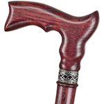 Asterom Walking Cane - Handmade, Ergonomic, Wooden - Canes for Men, Cane for Women - Fashionable Walking Sticks for Seniors, Unique, Wood (Cherry)