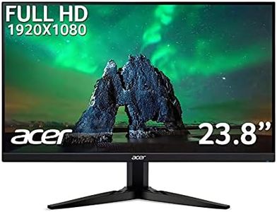 Acer KG241YAbii 23.8 Inch Full HD Gaming Monitor (VA Panel, FreeSync, 75Hz, 1ms, HDMI, VGA, Black)