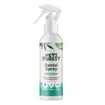 Pets Purest Breath Freshener & Dental Teeth Cleaning Spray - 100% Natural Plaque & Tartar Remover, Mouthwash & Bad Breath Treatment Water Formula for Dogs & Cat - 250ml