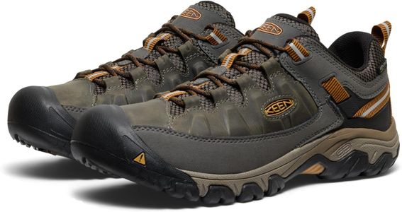 KEEN Men’s Targhee 3 Waterproof Hiking Shoes – Black Olive, Size 9 UK