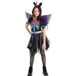 Party City Zombie Unicorn Halloween costume for Girls, Large (12-14), Includes Hooded Dress and Wings