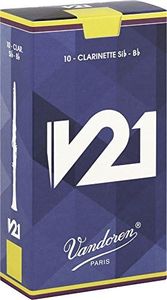 Vandoren CR8035 Bb Clarinet V21 Reeds Strength 3.5; Box of 10