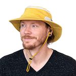 Jan & Jul Adult Fishing Hat, Cotton Outdoor Research Hat for Men with UV Protection (Jasper: Yellow, L)