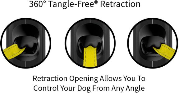 TUG Reflective Retractable Dog Lead, Small – Safety Leash