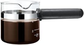 Cafe Brew Collection Premium 4-Cup Universal Glass Espresso Carafe Replacement - Fits Hamilton Beach, Mr. Coffee, Breville, and More Espresso Machines