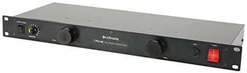 Citronic CPD-8C 8 Way IEC Power Conditioner with RFI/EMI Filter, Black