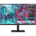 Samsung ViewFinity S8 S27B800TGU - S80TB Series - LED monitor - 27" - 3840 x 2160 4K UHD (2160p) @ 60 Hz - IPS - 350 cd/