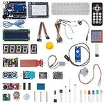 AZDelivery electronics project kit Microcontroller Board, Power Supply Module, Servo, Stepper and DC motors sensor, starter kit compatible with Arduino, including E-Book!