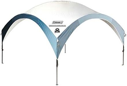 Coleman Gazebo Fast Pitch Shelter | 5 min Setup | Event Shelter for Festivals, Garden and Camping | Sturdy Steel Poles Construction | Large Event Tent | Portable Sun Shelter with SPF 50+,XL