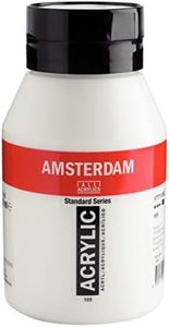 AMSTERDAM ROYAL TALENS NORTH AMERIC RT17711052 ACRYLIC COLOR 1000ML TITANIUM WHITE