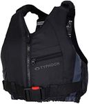 Typhoon Amrock XT Buoyancy Jacket for watersports including Canoe Kayak Sailing and Stand up Paddleboarding - Black (XS-S)